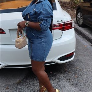 Lightly Worn Heavy Duty Denim Dress